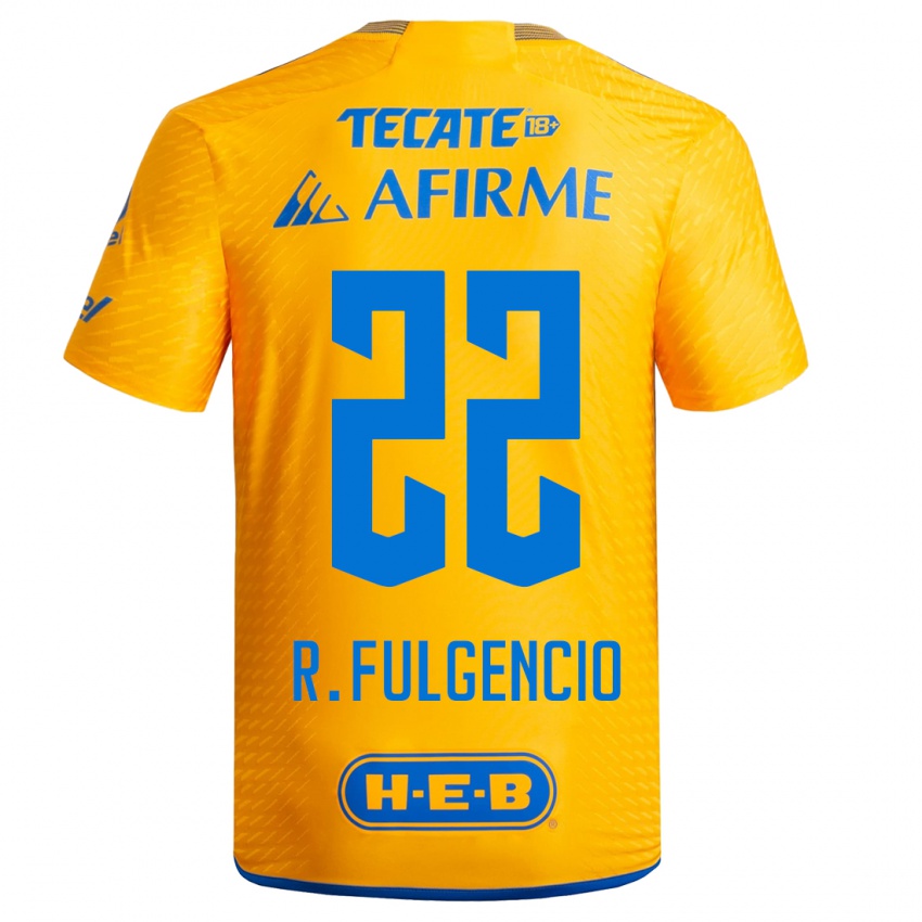 Damen Raymundo Fulgencio #22 Gelb Heimtrikot Trikot 2023/24 T-Shirt Österreich