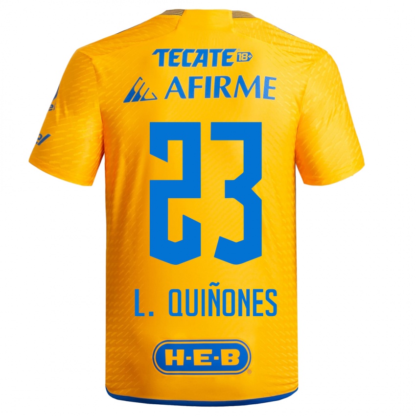 Damen Luis Quinones #23 Gelb Heimtrikot Trikot 2023/24 T-Shirt Österreich