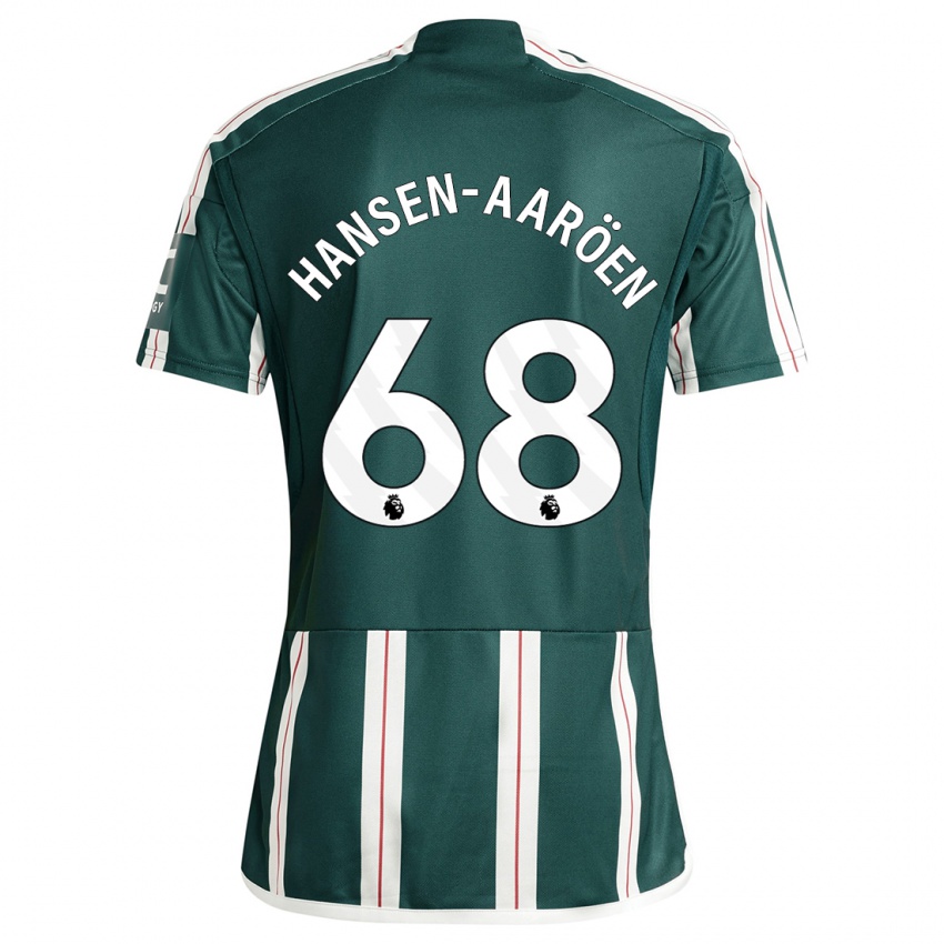 Damen Isak Hansen-Aaröen #68 Dunkelgrün Auswärtstrikot Trikot 2023/24 T-Shirt Österreich