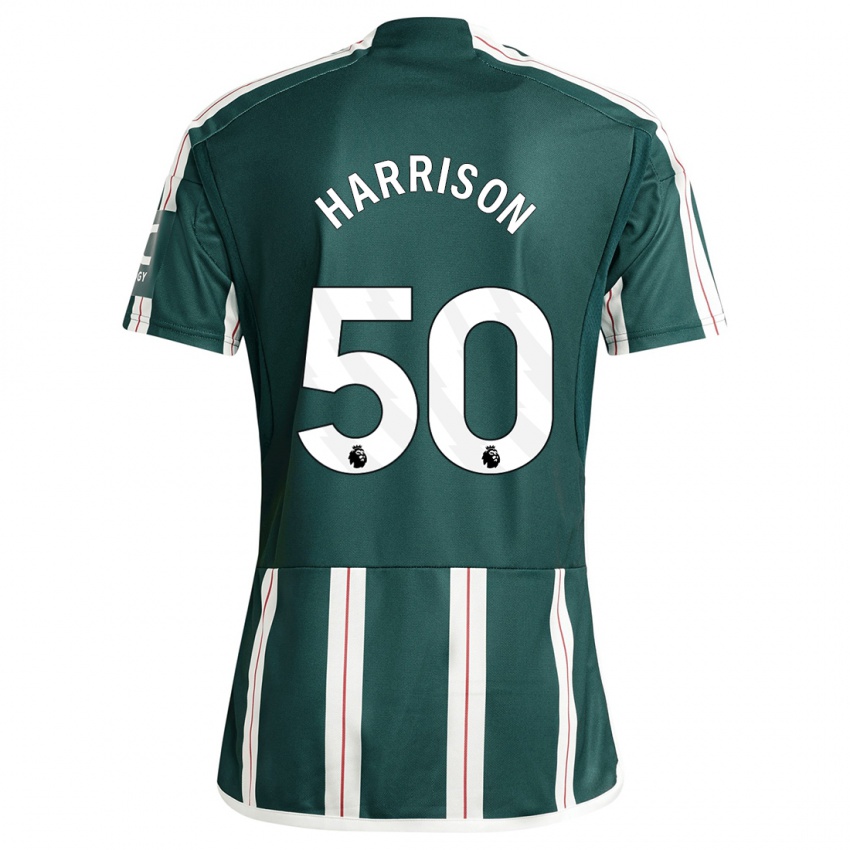 Damen Elyh Harrison #50 Dunkelgrün Auswärtstrikot Trikot 2023/24 T-Shirt Österreich