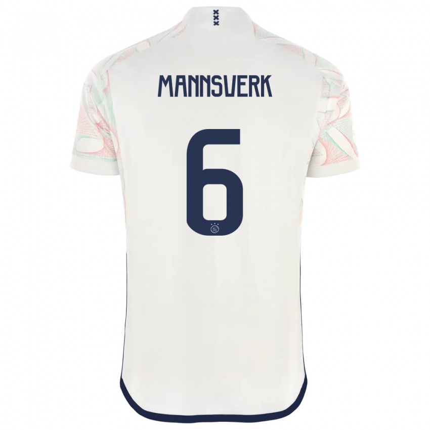 Damen Sivert Mannsverk #6 Weiß Auswärtstrikot Trikot 2023/24 T-Shirt Österreich