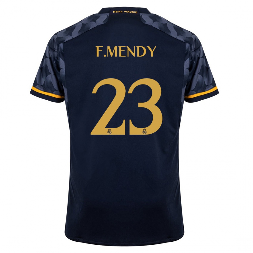 Damen Ferland Mendy #23 Dunkelblau Auswärtstrikot Trikot 2023/24 T-Shirt Österreich