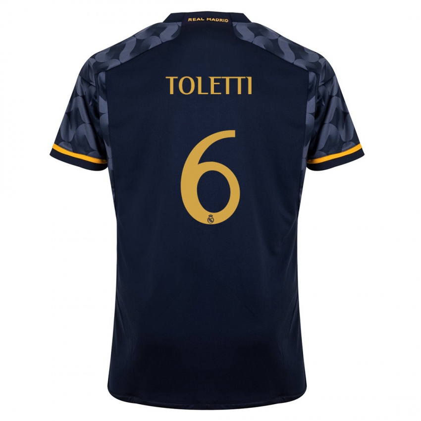 Damen Sandie Toletti #6 Dunkelblau Auswärtstrikot Trikot 2023/24 T-Shirt Österreich