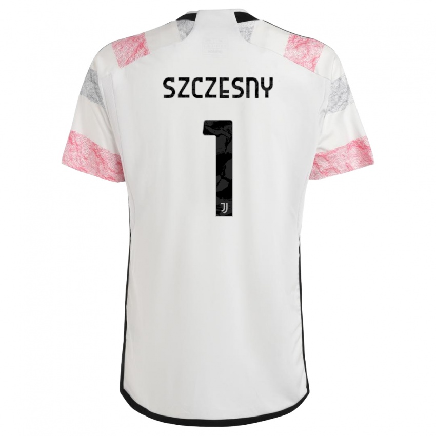 Damen Wojciech Szczesny #1 Weiß Rosa Auswärtstrikot Trikot 2023/24 T-Shirt Österreich