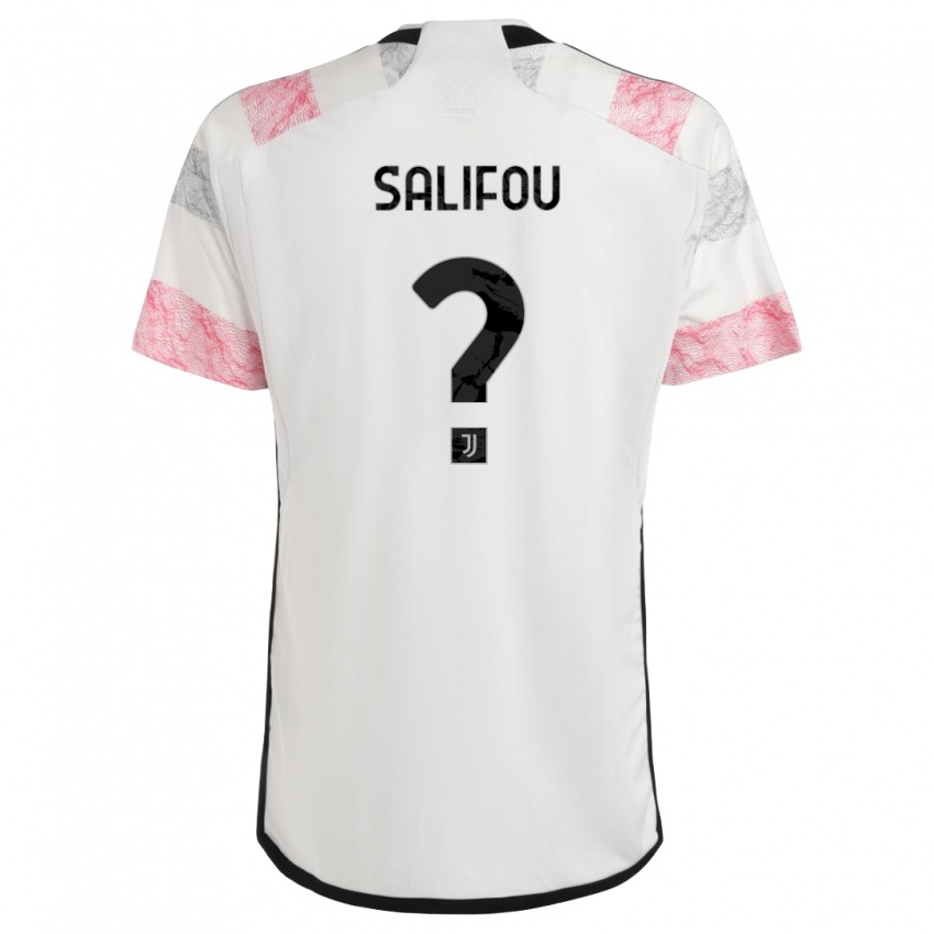 Damen Dikeni Salifou #0 Weiß Rosa Auswärtstrikot Trikot 2023/24 T-Shirt Österreich