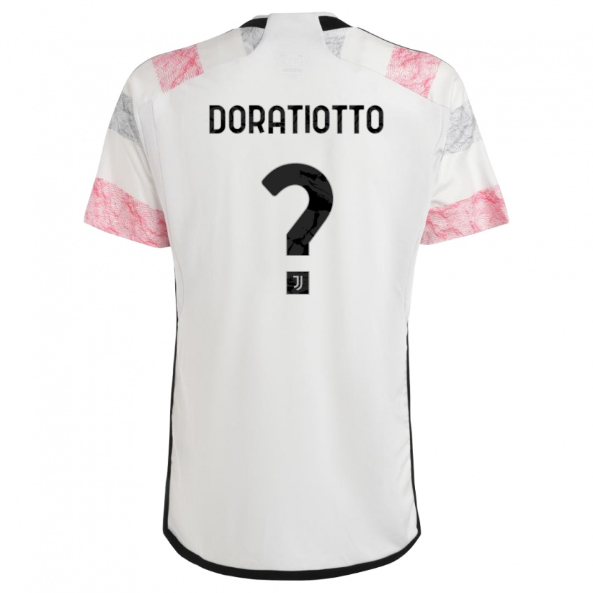 Damen Giulio Doratiotto #0 Weiß Rosa Auswärtstrikot Trikot 2023/24 T-Shirt Österreich