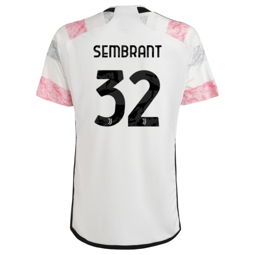 Damen Linda Sembrant #32 Weiß Rosa Auswärtstrikot Trikot 2023/24 T-Shirt Österreich