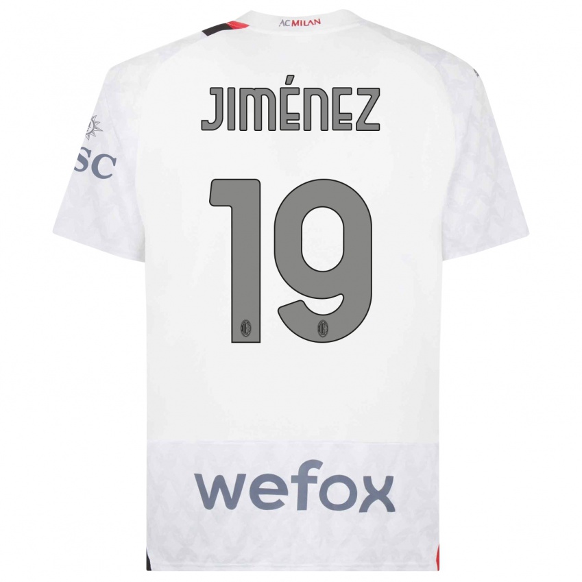 Damen Álex Jiménez #19 Weiß Auswärtstrikot Trikot 2023/24 T-Shirt Österreich