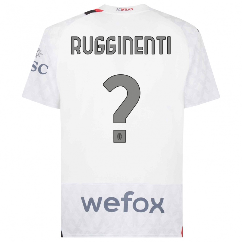 Damen Omar Rugginenti #0 Weiß Auswärtstrikot Trikot 2023/24 T-Shirt Österreich