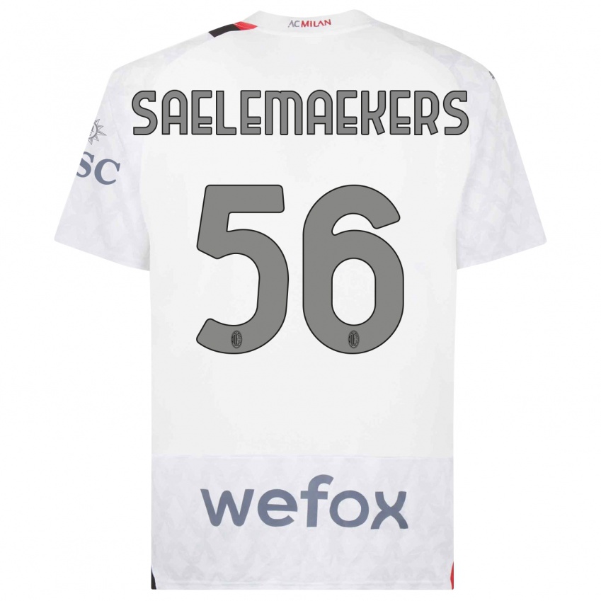 Damen Alexis Saelemaekers #56 Weiß Auswärtstrikot Trikot 2023/24 T-Shirt Österreich