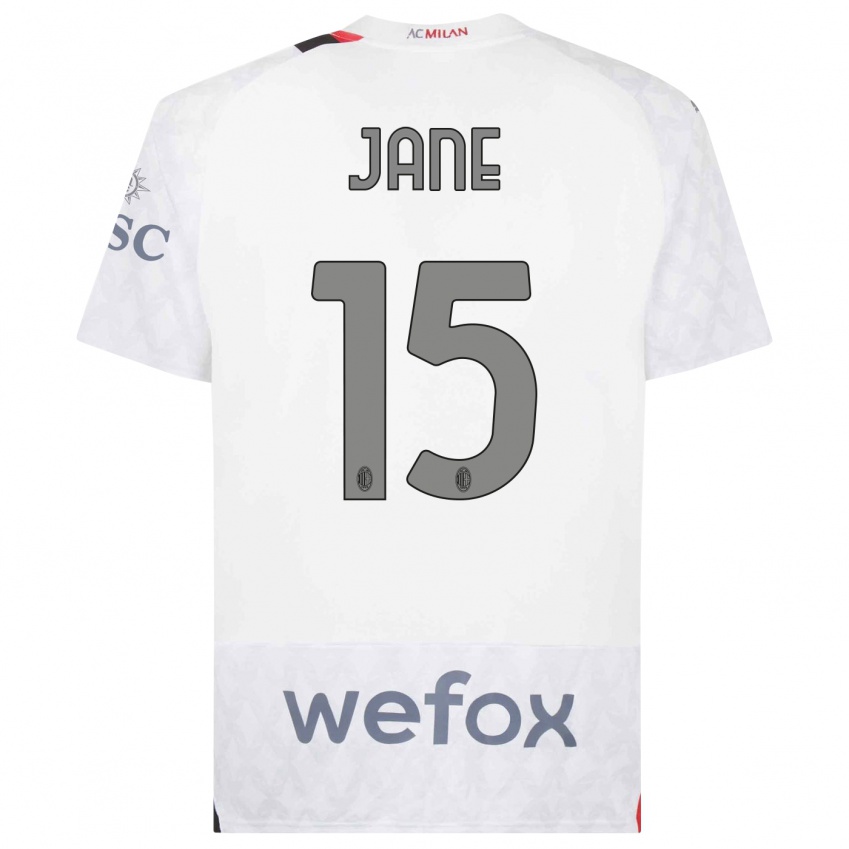 Damen Refiloe Jane #15 Weiß Auswärtstrikot Trikot 2023/24 T-Shirt Österreich