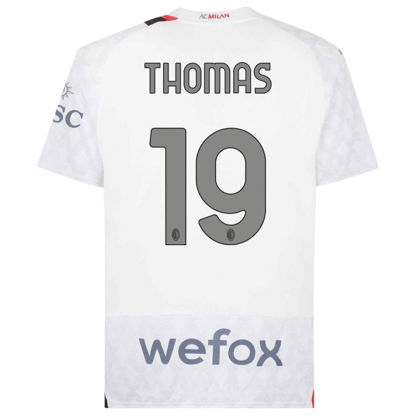 Damen Lindsey Thomas #19 Weiß Auswärtstrikot Trikot 2023/24 T-Shirt Österreich