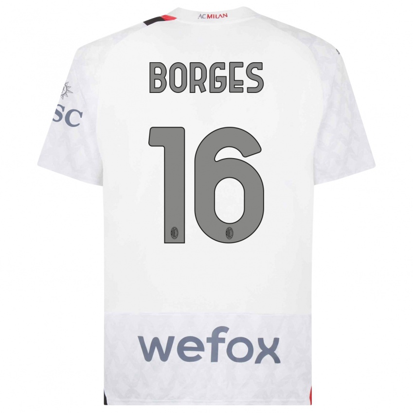 Damen Lenny Borges #16 Weiß Auswärtstrikot Trikot 2023/24 T-Shirt Österreich