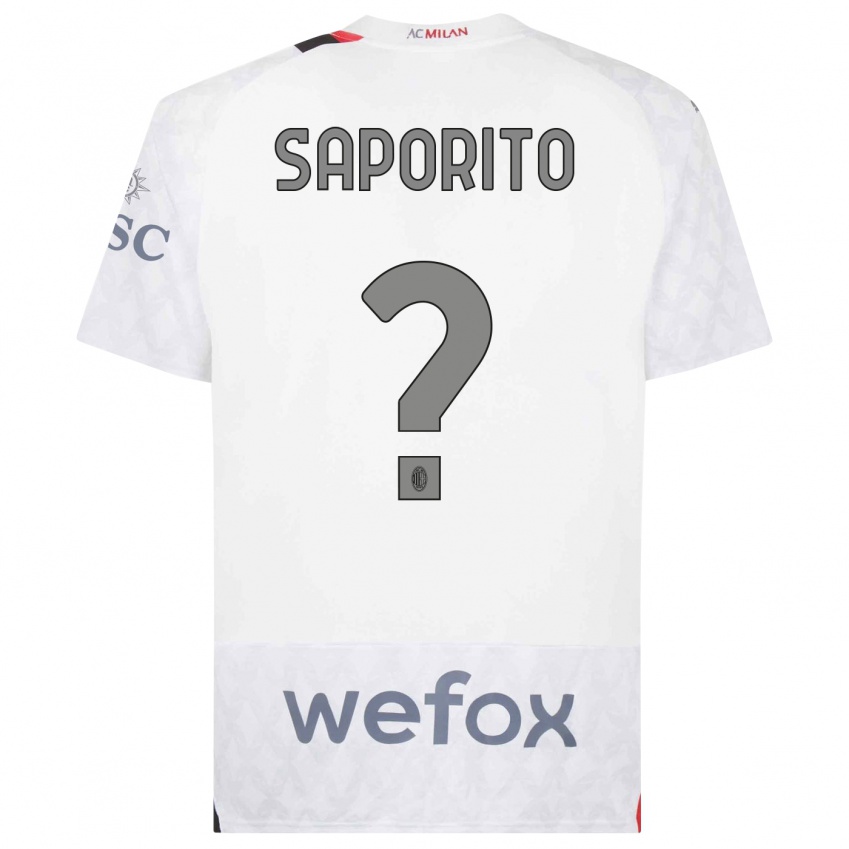 Damen Riccardo Saporito #0 Weiß Auswärtstrikot Trikot 2023/24 T-Shirt Österreich