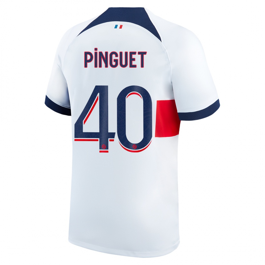 Damen Alice Pinguet #40 Weiß Auswärtstrikot Trikot 2023/24 T-Shirt Österreich