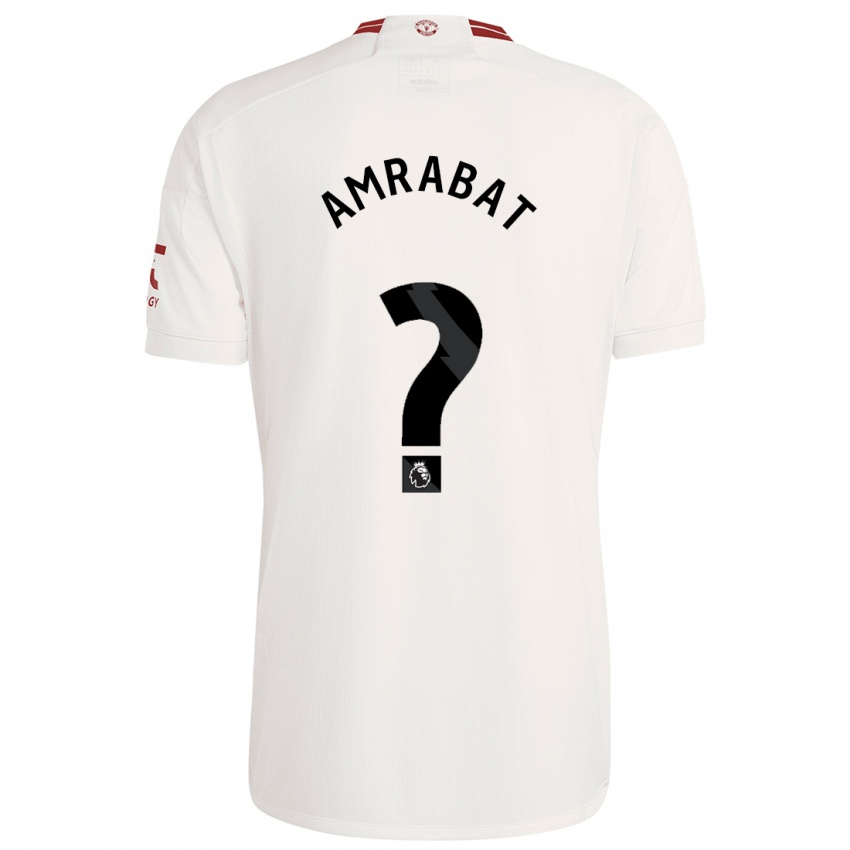 Damen Sofyan Amrabat #0 Weiß Ausweichtrikot Trikot 2023/24 T-Shirt Österreich