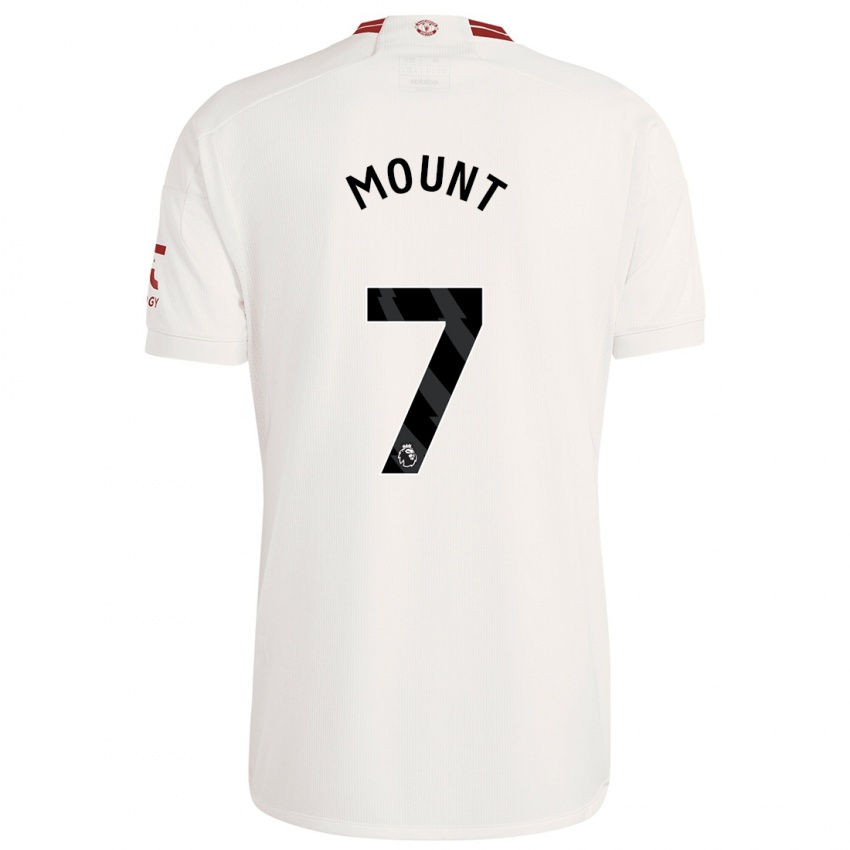 Damen Mason Mount #7 Weiß Ausweichtrikot Trikot 2023/24 T-Shirt Österreich