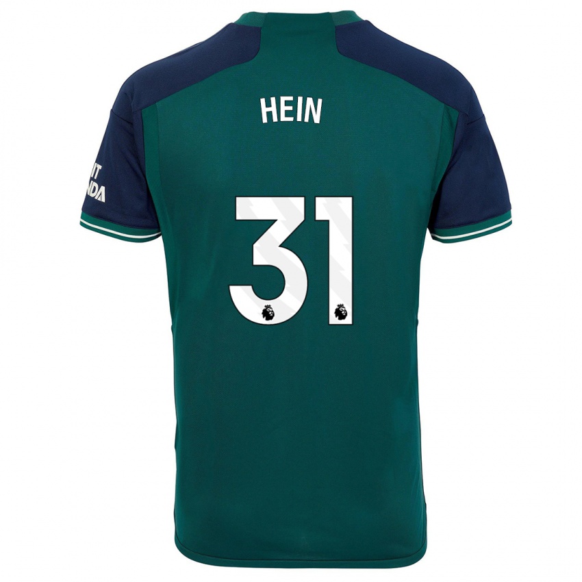Damen Karl Hein #31 Grün Ausweichtrikot Trikot 2023/24 T-Shirt Österreich