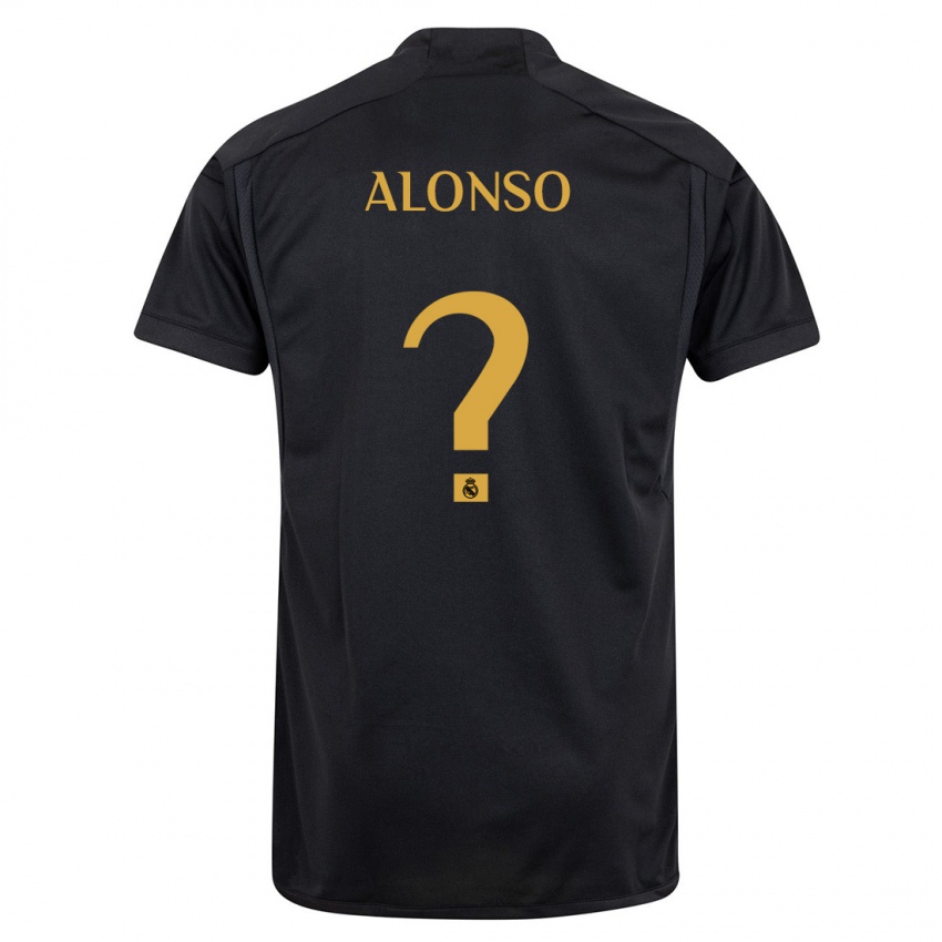 Damen Borja Alonso #0 Schwarz Ausweichtrikot Trikot 2023/24 T-Shirt Österreich
