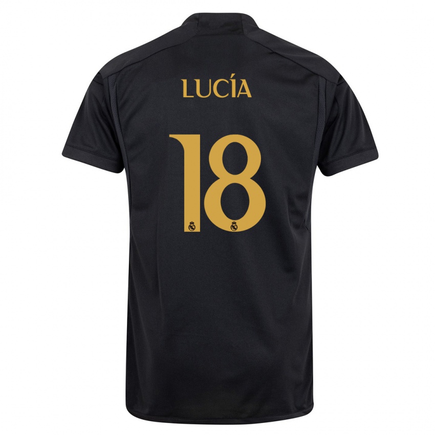 Damen Lucia Rodriguez #18 Schwarz Ausweichtrikot Trikot 2023/24 T-Shirt Österreich