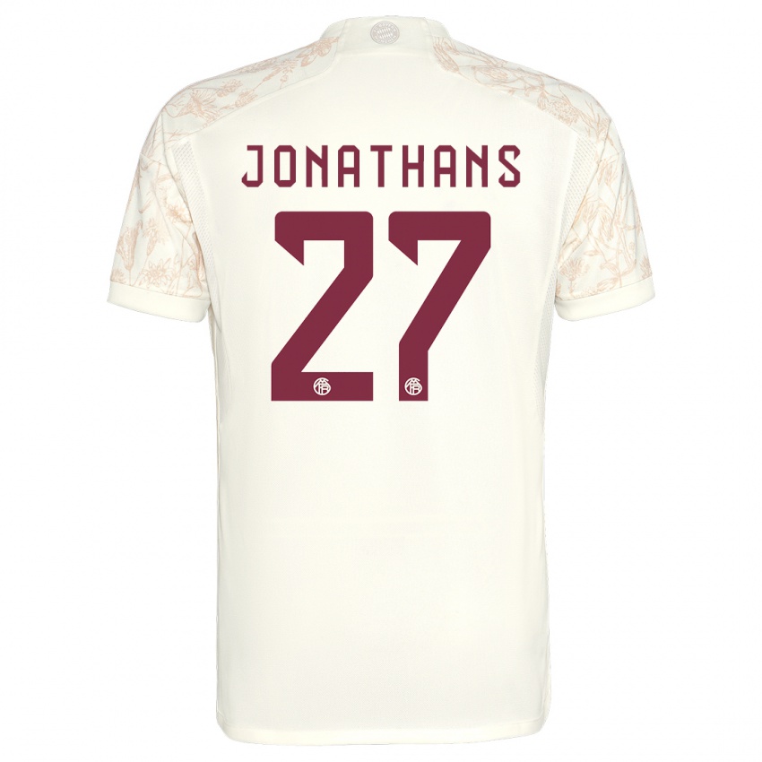 Damen David Jonathans #27 Cremefarben Ausweichtrikot Trikot 2023/24 T-Shirt Österreich
