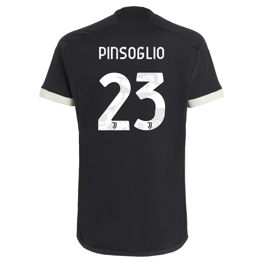 Damen Carlo Pinsoglio #23 Schwarz Ausweichtrikot Trikot 2023/24 T-Shirt Österreich