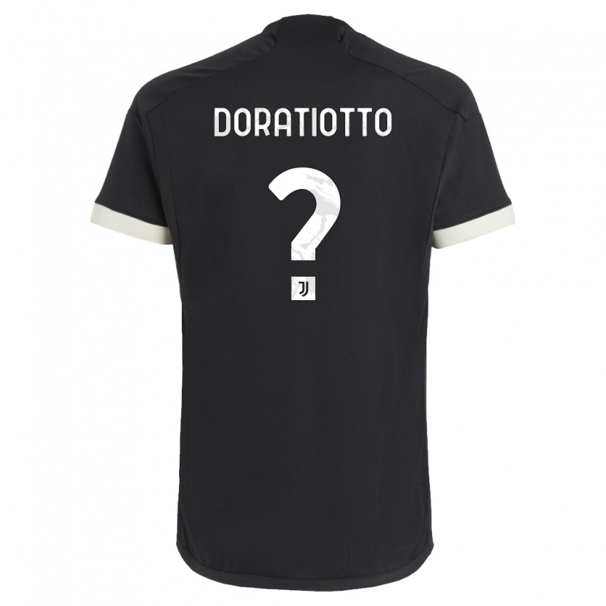 Damen Giulio Doratiotto #0 Schwarz Ausweichtrikot Trikot 2023/24 T-Shirt Österreich