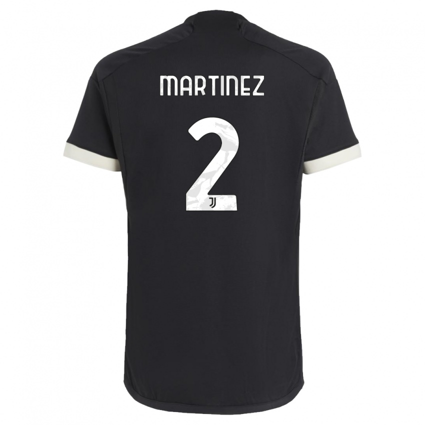 Damen Bruno Martinez #2 Schwarz Ausweichtrikot Trikot 2023/24 T-Shirt Österreich