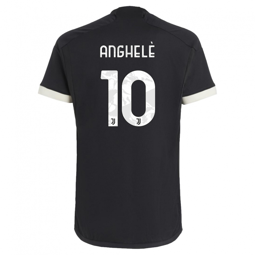 Damen Lorenzo Anghelè #10 Schwarz Ausweichtrikot Trikot 2023/24 T-Shirt Österreich