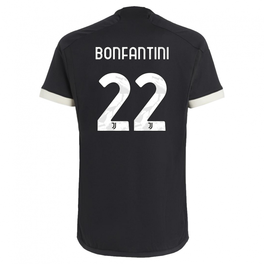 Damen Agnese Bonfantini #22 Schwarz Ausweichtrikot Trikot 2023/24 T-Shirt Österreich