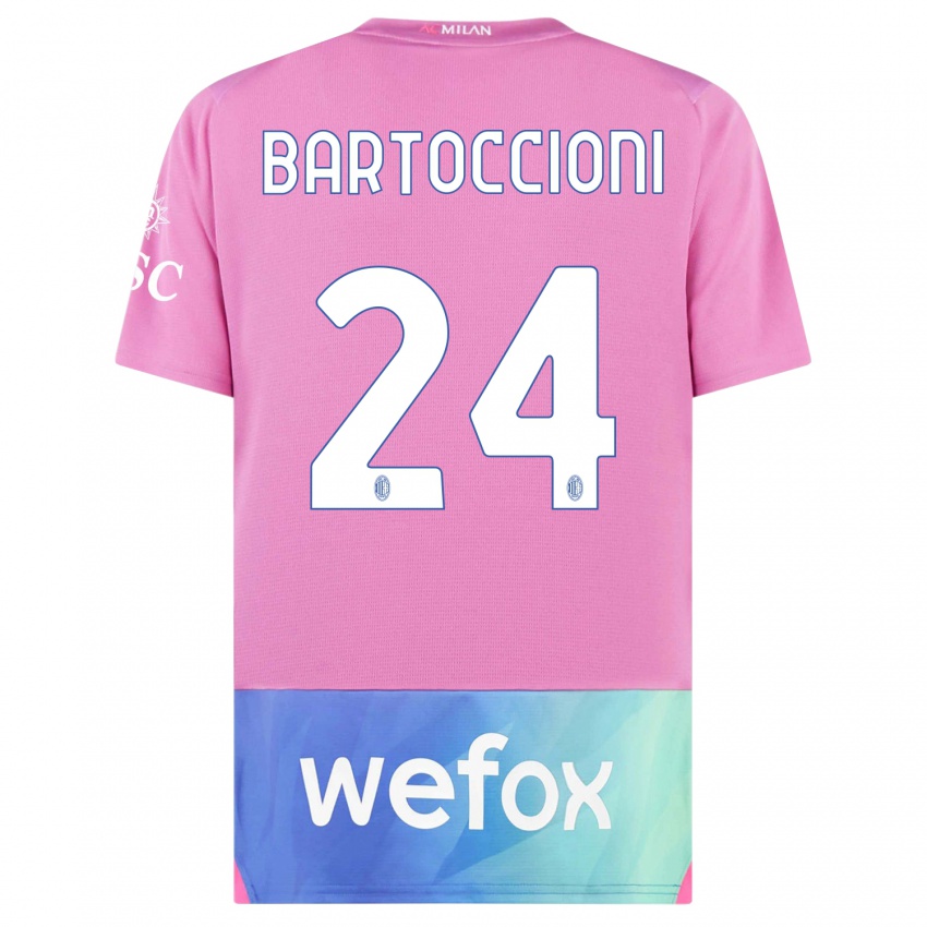 Damen Andrea Bartoccioni #24 Pink Lila Ausweichtrikot Trikot 2023/24 T-Shirt Österreich