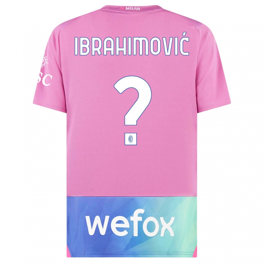 Damen Maximilian Ibrahimović #0 Pink Lila Ausweichtrikot Trikot 2023/24 T-Shirt Österreich