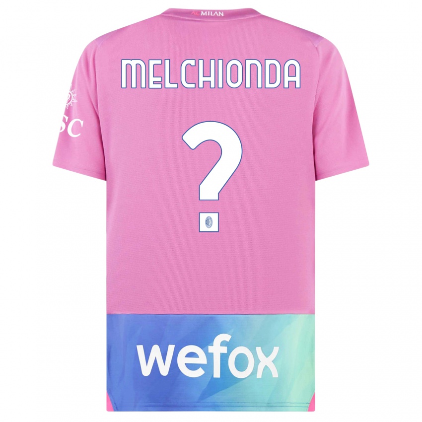 Damen Marco Melchionda #0 Pink Lila Ausweichtrikot Trikot 2023/24 T-Shirt Österreich