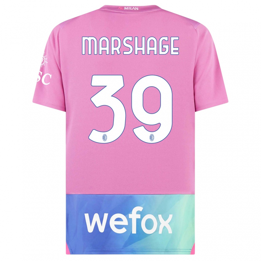 Damen Wilgot Marshage #39 Pink Lila Ausweichtrikot Trikot 2023/24 T-Shirt Österreich