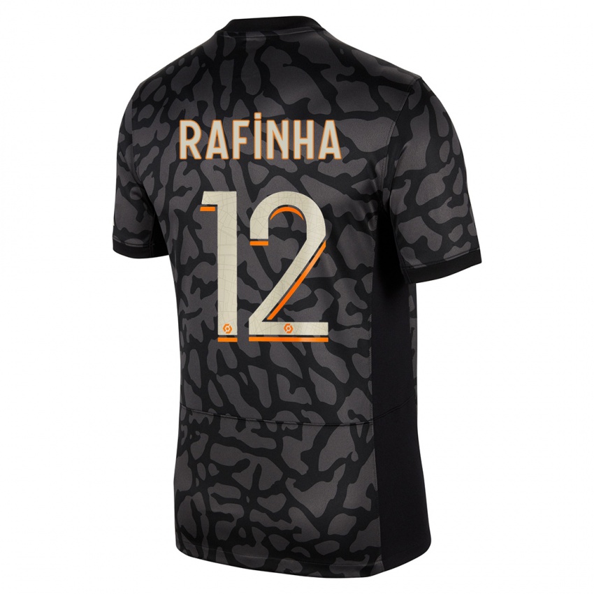 Damen Rafinha #12 Schwarz Ausweichtrikot Trikot 2023/24 T-Shirt Österreich