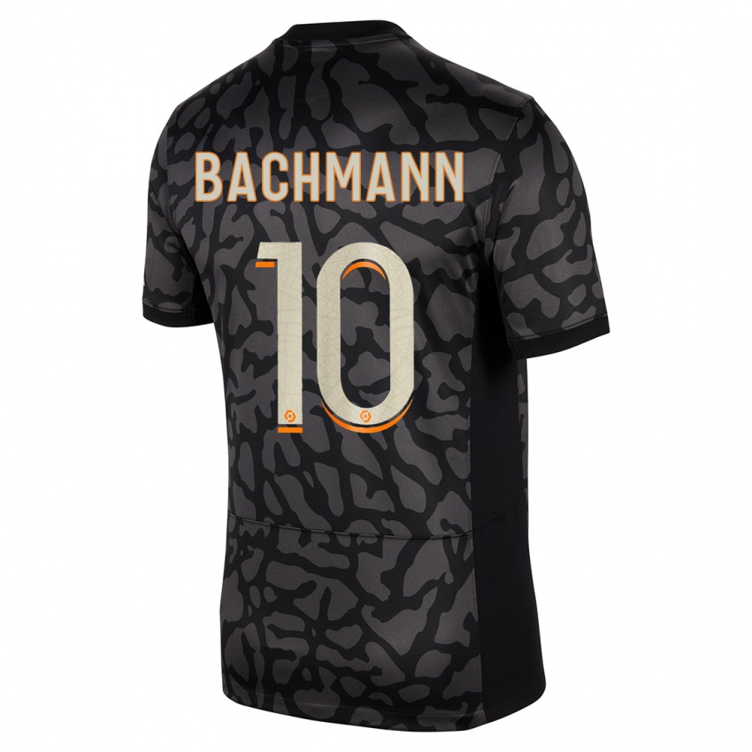 Damen Ramona Bachmann #10 Schwarz Ausweichtrikot Trikot 2023/24 T-Shirt Österreich