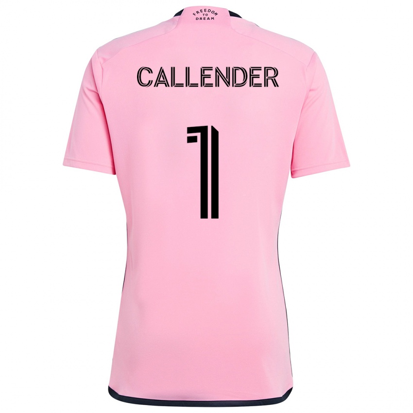 Kinder Drake Callender #1 Rosa Heimtrikot Trikot 2024/25 T-Shirt Österreich