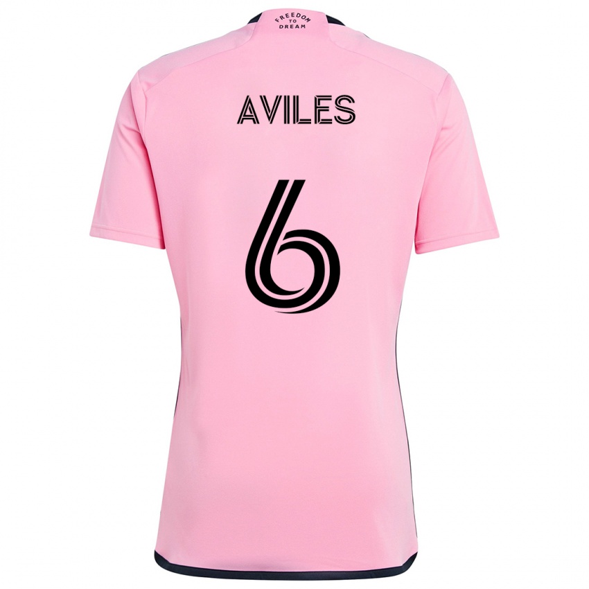 Kinder Tomás Avilés #6 Rosa Heimtrikot Trikot 2024/25 T-Shirt Österreich