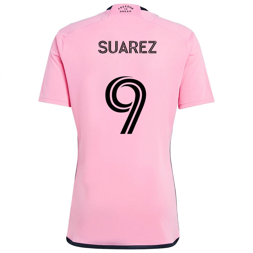 Kinder Luis Suárez #9 Rosa Heimtrikot Trikot 2024/25 T-Shirt Österreich