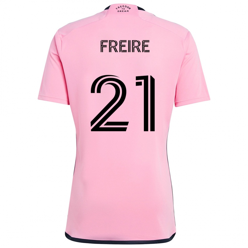 Kinder Nicolas Freire #21 Rosa Heimtrikot Trikot 2024/25 T-Shirt Österreich