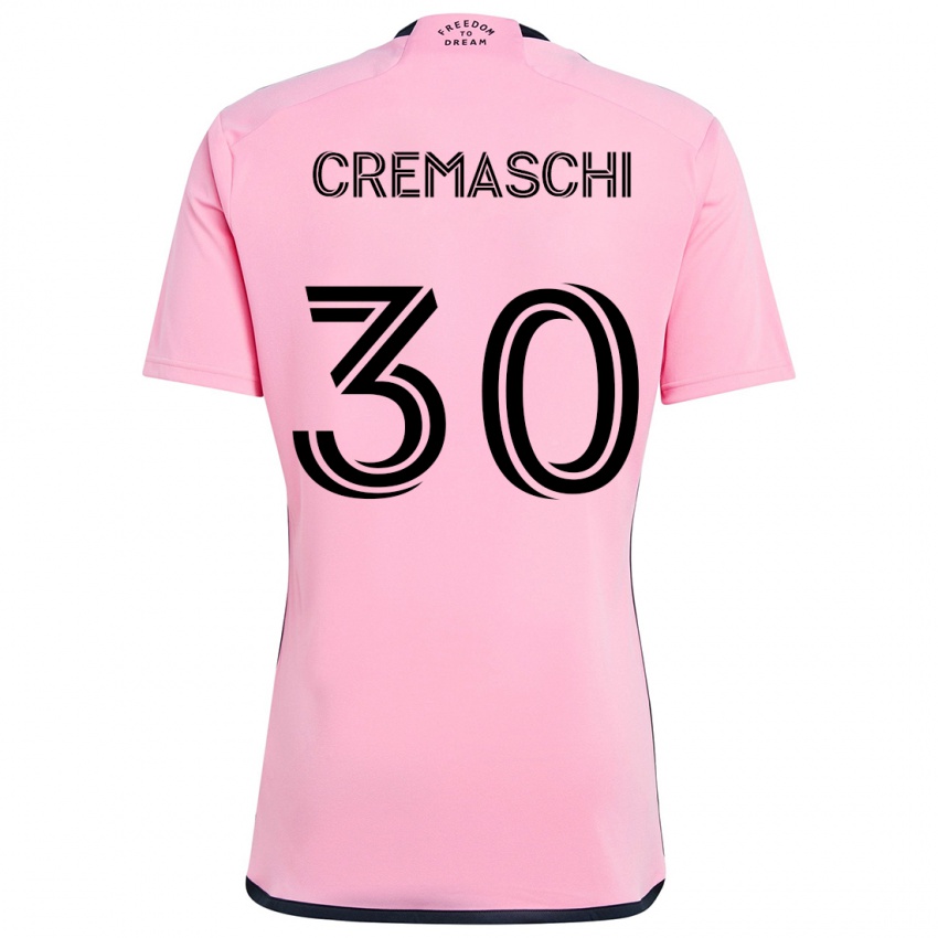 Kinder Benja Cremaschi #30 Rosa Heimtrikot Trikot 2024/25 T-Shirt Österreich