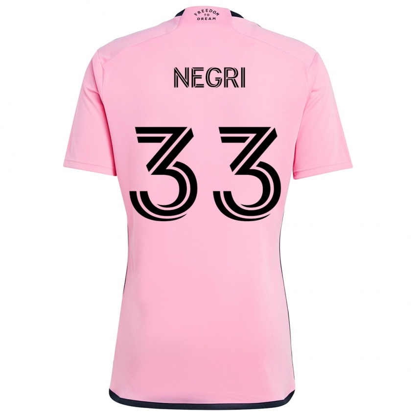 Kinder Franco Negri #33 Rosa Heimtrikot Trikot 2024/25 T-Shirt Österreich