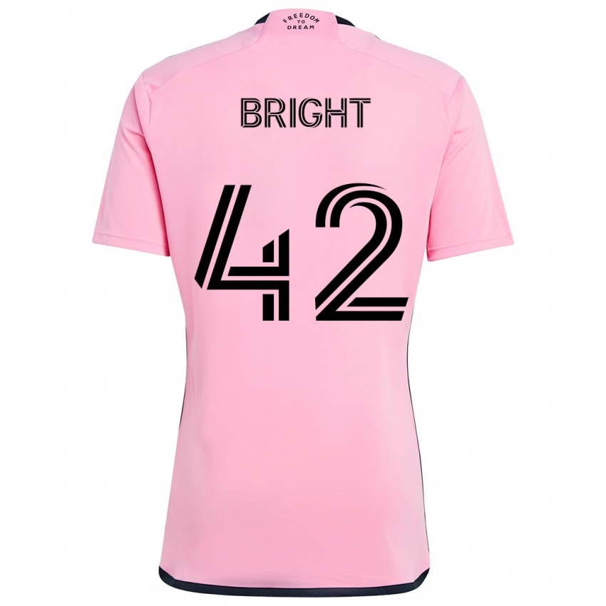 Kinder Yannick Bright #42 Rosa Heimtrikot Trikot 2024/25 T-Shirt Österreich