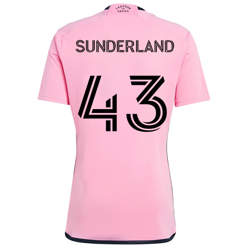 Kinder Lawson Sunderland #43 Rosa Heimtrikot Trikot 2024/25 T-Shirt Österreich