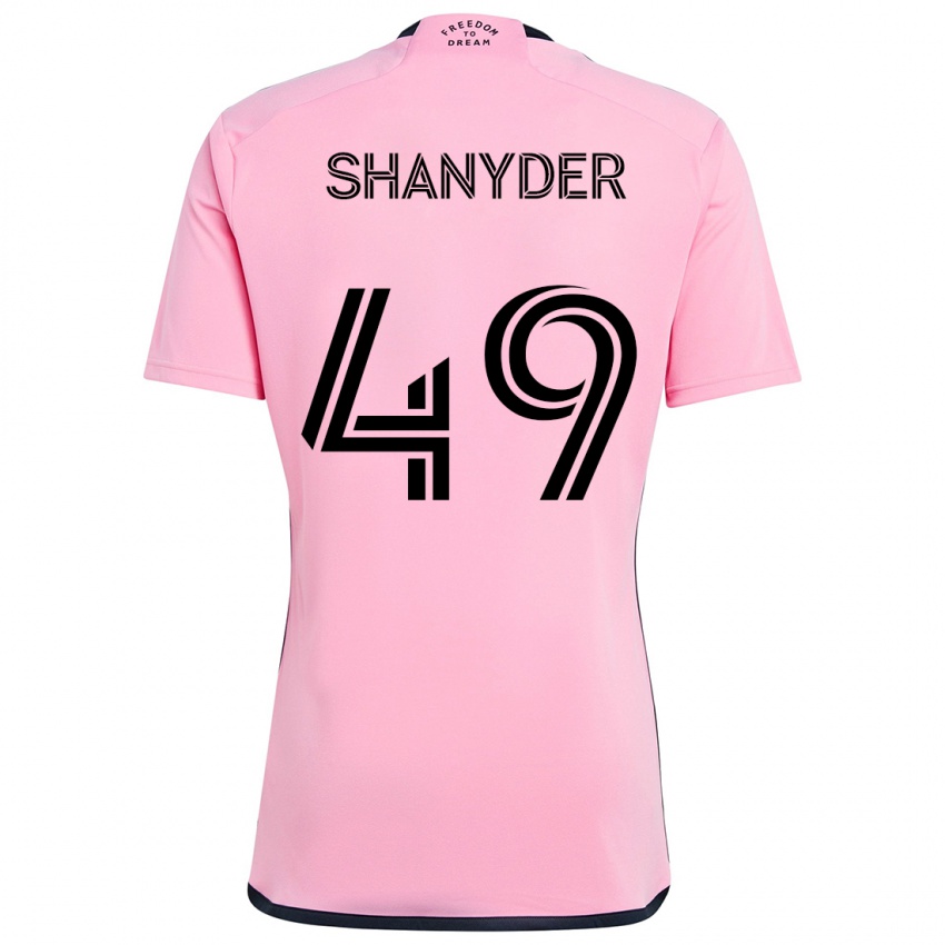 Kinder Shanyder Borgelin #49 Rosa Heimtrikot Trikot 2024/25 T-Shirt Österreich