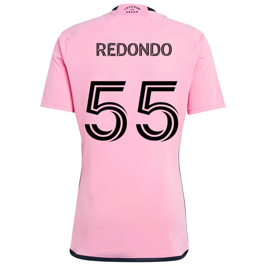 Kinder Federico Redondo #55 Rosa Heimtrikot Trikot 2024/25 T-Shirt Österreich