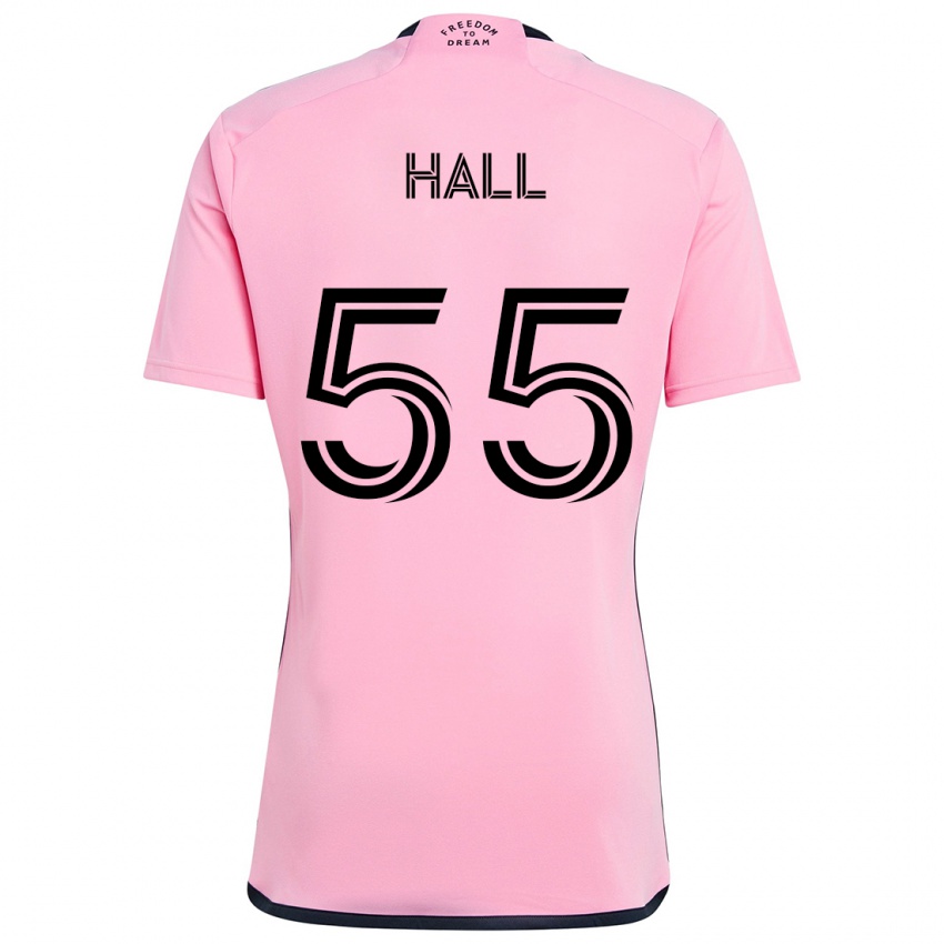 Kinder Tyler Hall #55 Rosa Heimtrikot Trikot 2024/25 T-Shirt Österreich