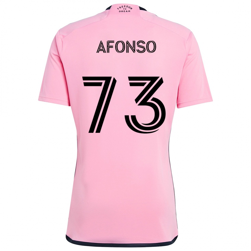 Kinder Leo Afonso #73 Rosa Heimtrikot Trikot 2024/25 T-Shirt Österreich