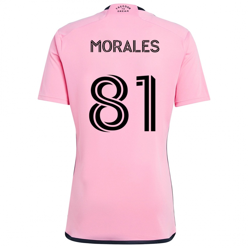 Kinder Santiago Morales #81 Rosa Heimtrikot Trikot 2024/25 T-Shirt Österreich