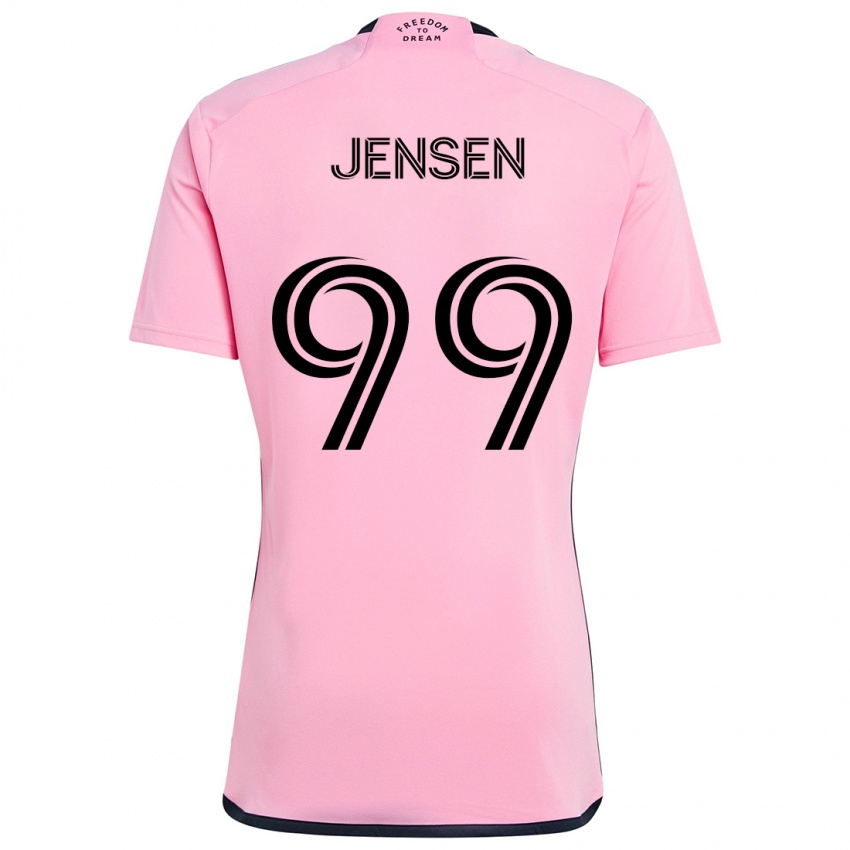 Kinder Cole Jensen #99 Rosa Heimtrikot Trikot 2024/25 T-Shirt Österreich